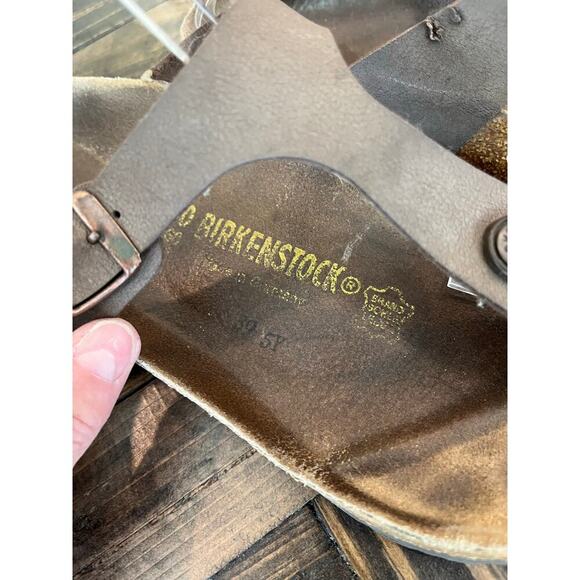 Birkenstock 260 L6 M7 Sandal Women 40/9 Classic Beach Travel Comfy Casual Flaws - Picture 8 of 11